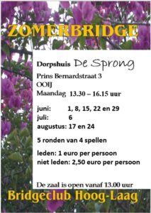 Zomerbridge BC Hoog Laag
